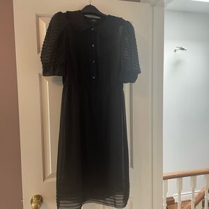 Marc Jacobs sheer chiffon dress with slip